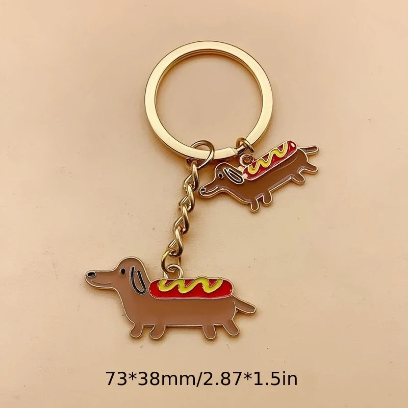 „Hot Doggo" – Schlüsselanhänger mit Biss